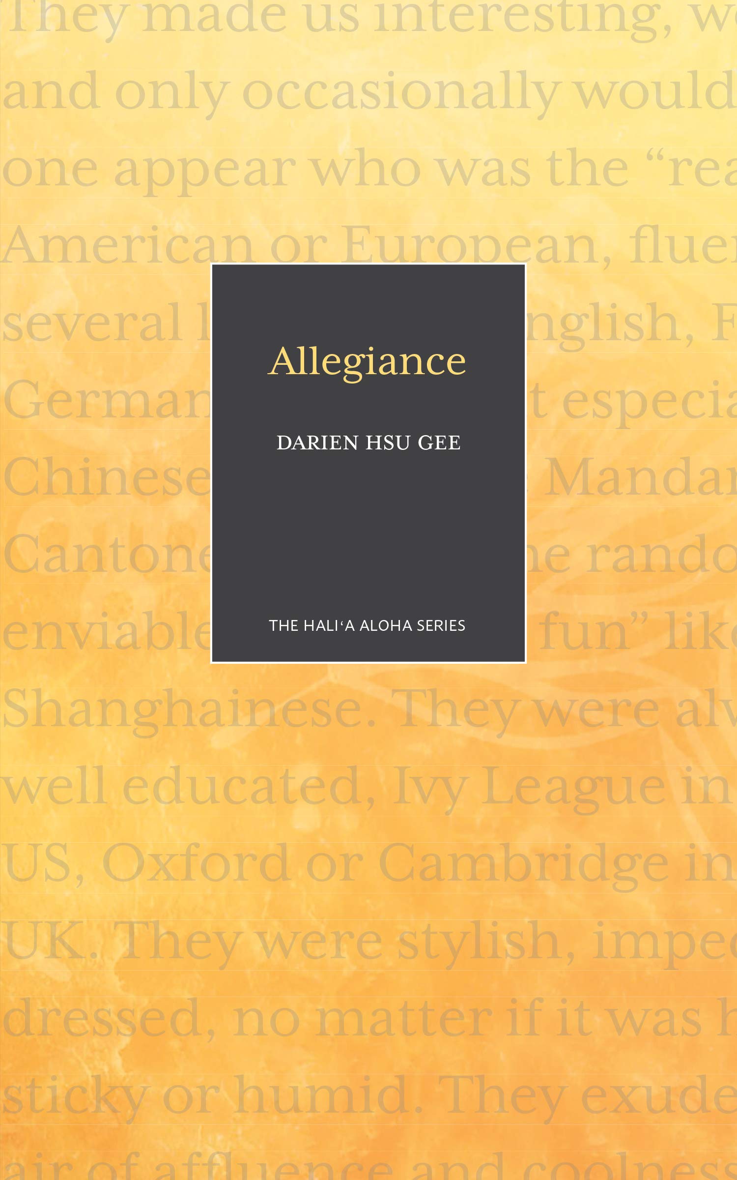 Allegiance (The Hali‘a Aloha Series)
