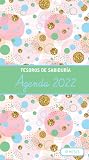 2022 Planificador - Tesoros de Sabiduría - Burbujas y oro - verde: Planificador de 18 meses, con pensamientos motivadores de la Biblia (Spanish Edition)