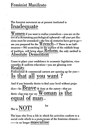 The Feminist Manifesto (Unknown Binding)