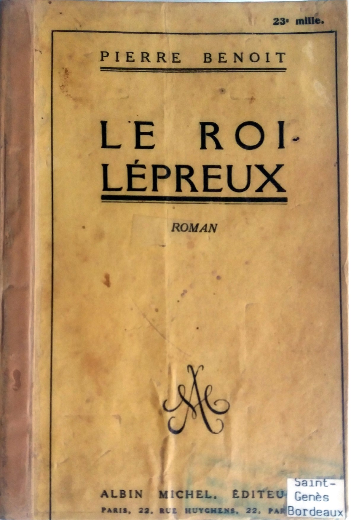 Le Roi lépreux