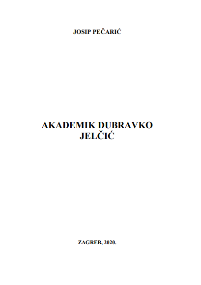 Akademik Dubravko Jelčić