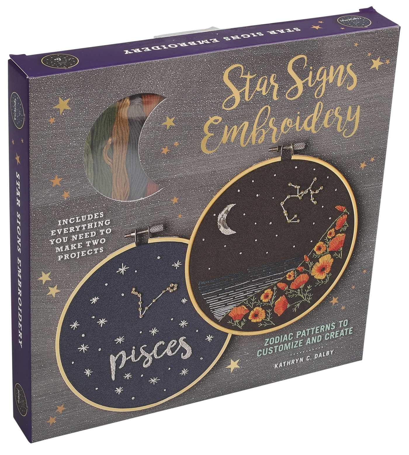 Star Signs Embroidery: Zodiac Patterns to Customize and Create (Embroidery Craft)