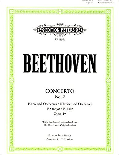 Piano Concerto No. 2 in B flat Op. 19 (Edition for 2 Pianos): Original Cadenza by the Composer (Edition Peters)