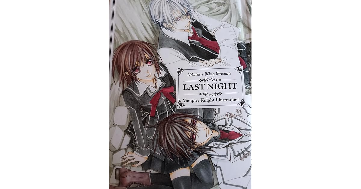 Last Night Vampire Knight Illustrations By Matsuri Hino