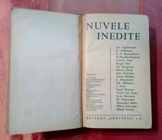 Nuvele inedite