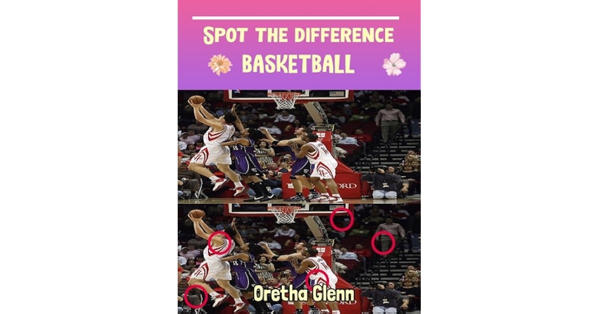 Spot the difference Basketball Picture puzzles for adults Can You