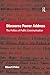 Discourse Power Address: The Politics of Public Communication
