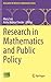 Research in Mathematics and Public Policy (Association for Women in Mathematics Series, 23)