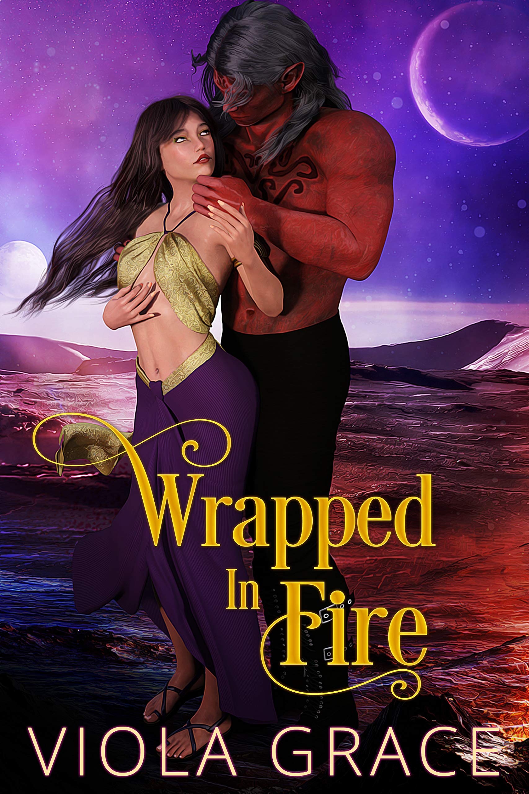 Wrapped in Fire (Shattered Stars #7)