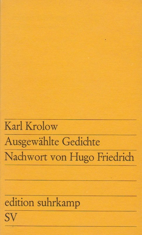 Ausgewählte Gedichte