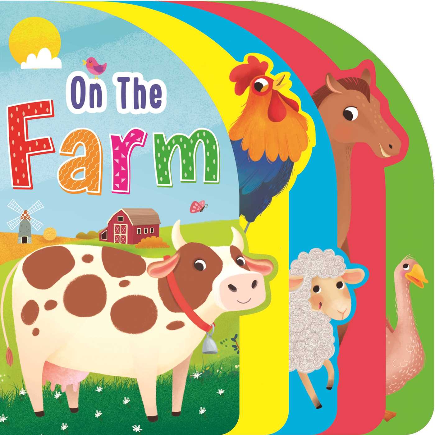 On The Farm: Shaped Board Book (Board Book)