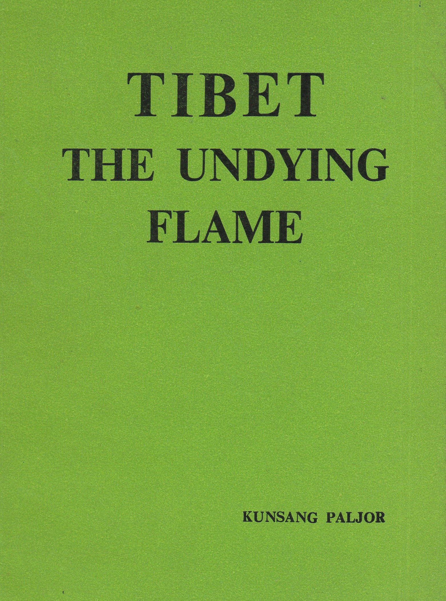 Tibet - The Undying Flame (Paperback)