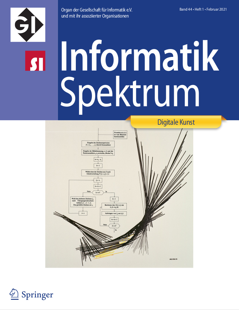 Informatik Spektrum #44/1 (Februar 2021): Digitale Kunst