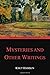 Mysteries and Other Writing...