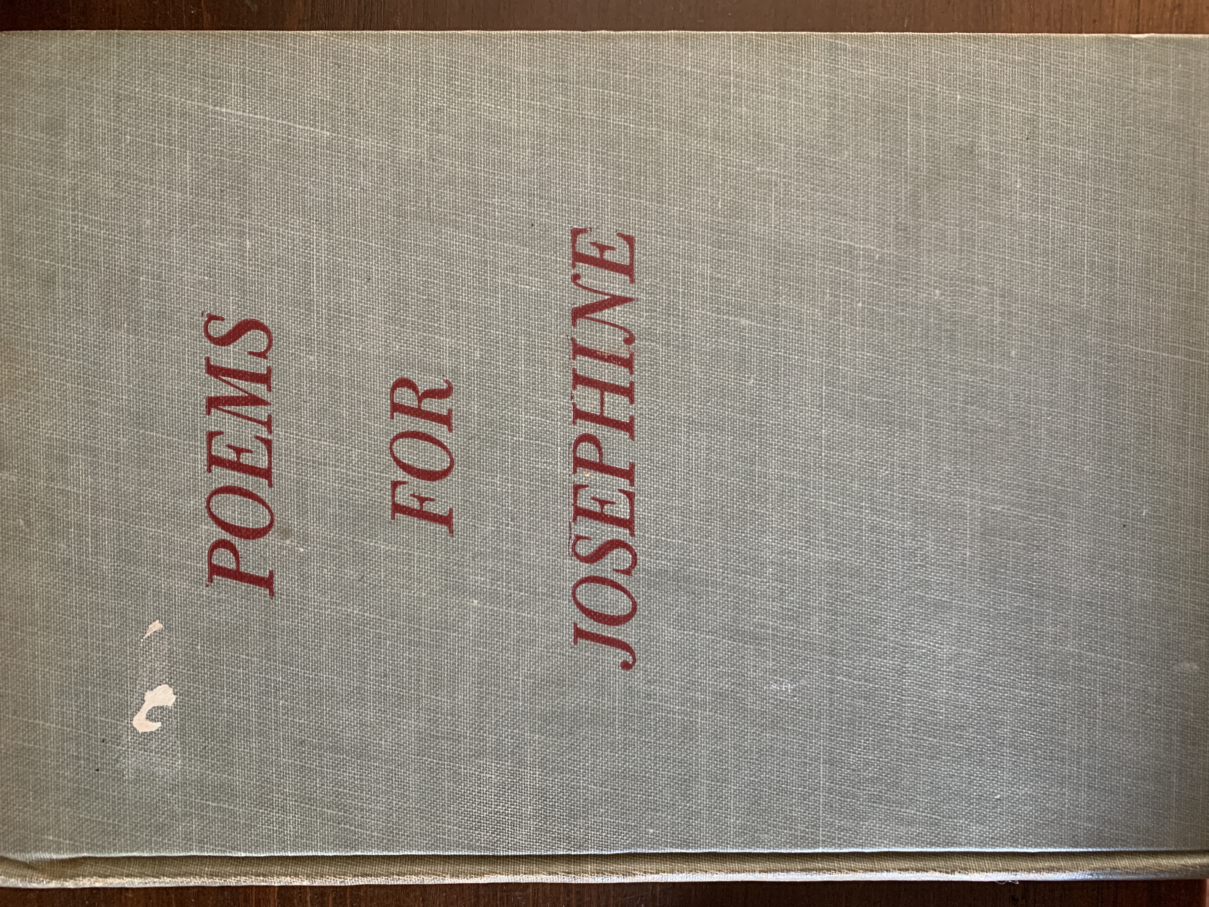 Poems for Josephine