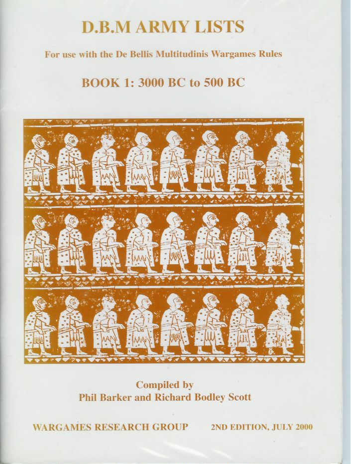 DBM Army Lists: 3000BC to 500BC Bk. 1: De Bellis Multitudinis
