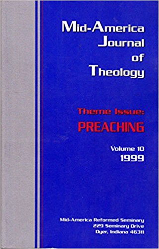 ‘Meritum ex Pacto in the Reformed Tradition: Covenantal Merit in Theological Polemics’, Mid-American Journal of Theology, 31 (2020)