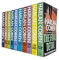 Harlan Coben Myron Bolitar Series Collection 1-10 Books Set (Deal Breaker, Drop Shot, Fade Away, Back Spin, One False Move, The Final Detail, Darkest Fear, Promise Me, Long Lost, Live Wire)