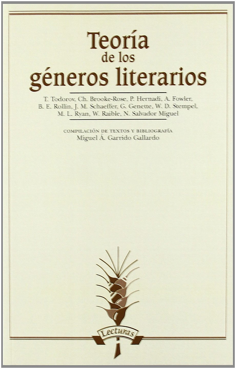 Teoría de los géneros literarios