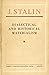 Dialectical and Historical Materialism