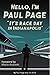 Hello, I'm Paul Page: It's Race Day in Indianapolis