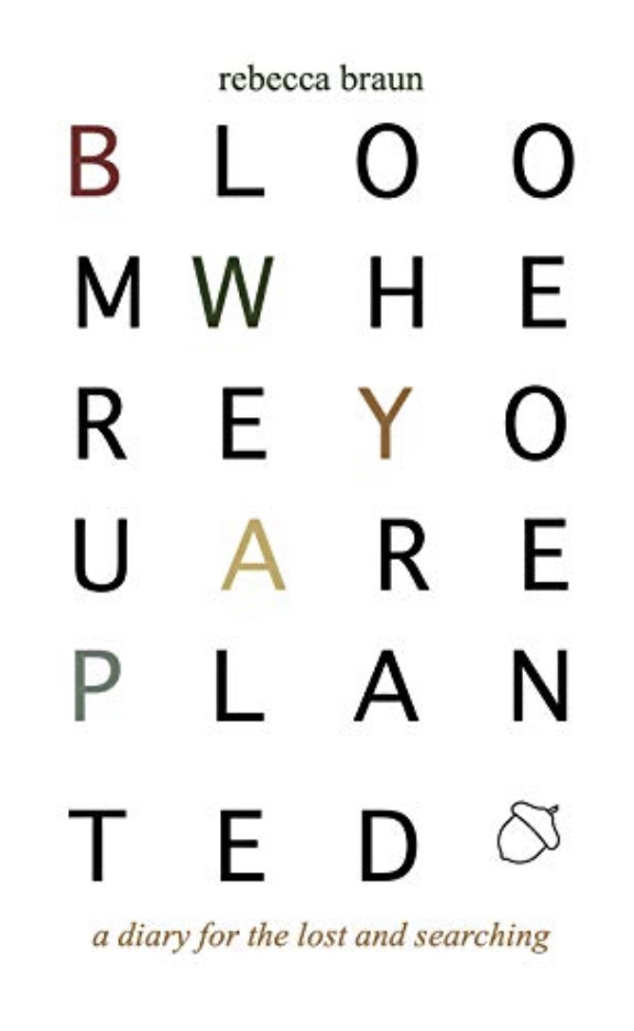 bloom where you are planted: a diary for the lost and searching