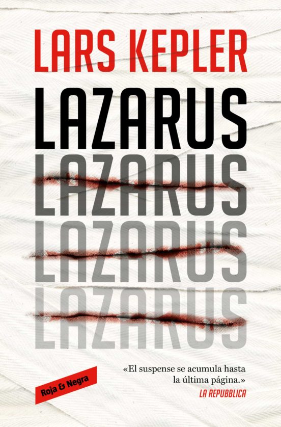 Portada de Lazarus, de Lars Kepler