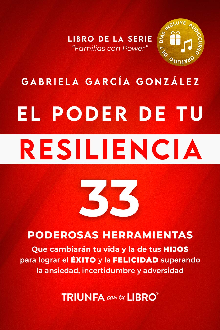 El Poder de Tu Resiliencia: 33 PODEROSAS HERRAMIENTAS que cambiarán tu vida y la de tus HIJOS para lograr el EXITO y la FELICIDAD superando la ansiedad, ... (Familias con Power nº 1) (Spanish Edition)