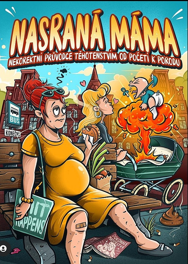 Nasraná máma: Nekorektní průvodce těhotenstvím od početí k porodu (Paperback)