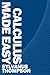 Calculus Made Easy by Sylvanus Phillips Thompson