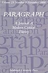 Revisiting the Scene of Writing: New Readings of Cixous: Paragraph Volume 23, Issue 3 (Paragraph Special Issues)