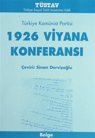Türkiye Komünist Partisi 1926 Viyana Konferansı (Paperback)