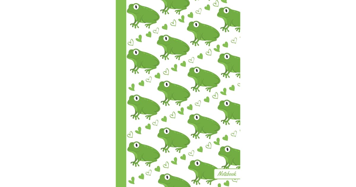 Notebook Frogs Animal Cute, Funny Diary (Frog Lovers) Journal 6x9 110 Pages Blank Lined
