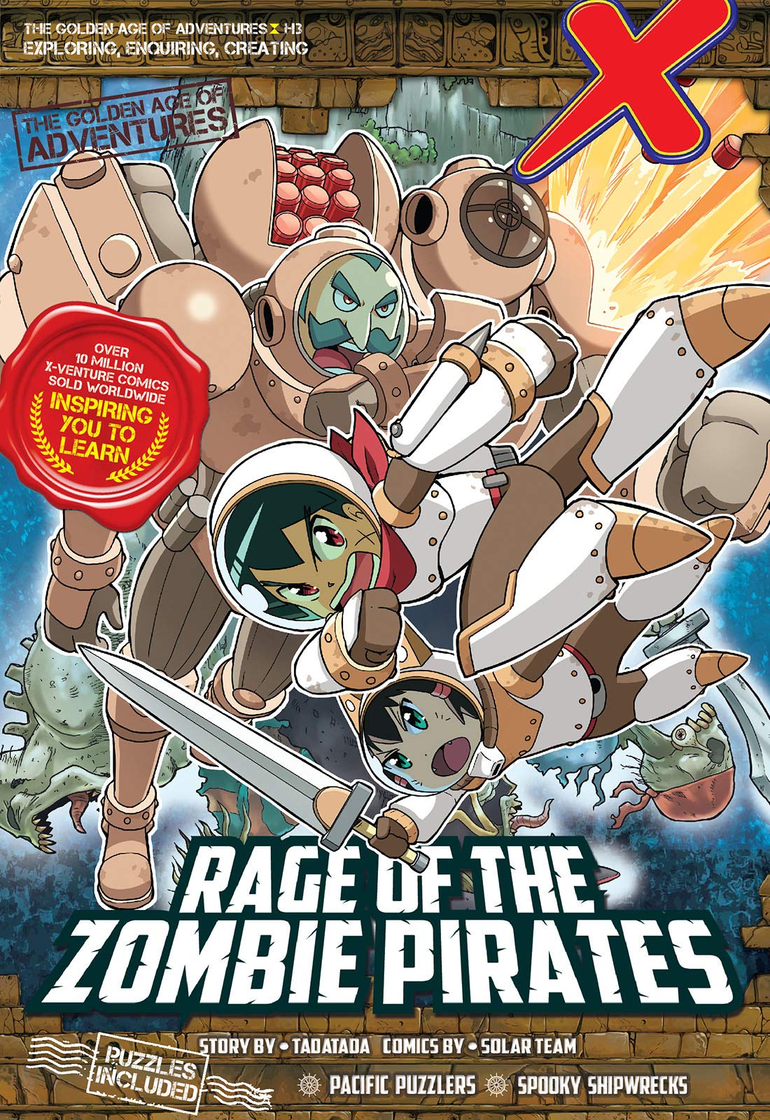X-Venture The Golden Age of Adventures 03: Rage of the Zombie Pirates (Kindle Edition)