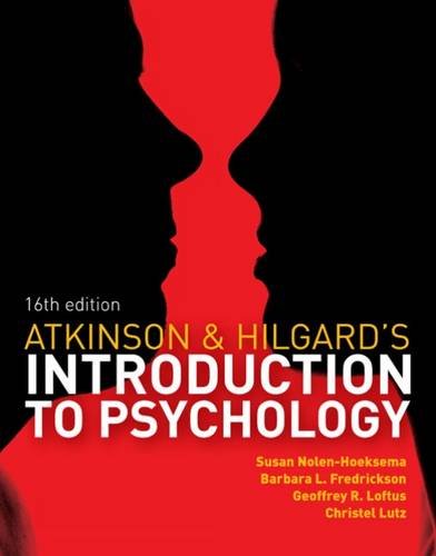 Atkinson and Hilgard's Introduction to Psychology (Paperback)