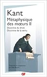 Métaphysique des ...