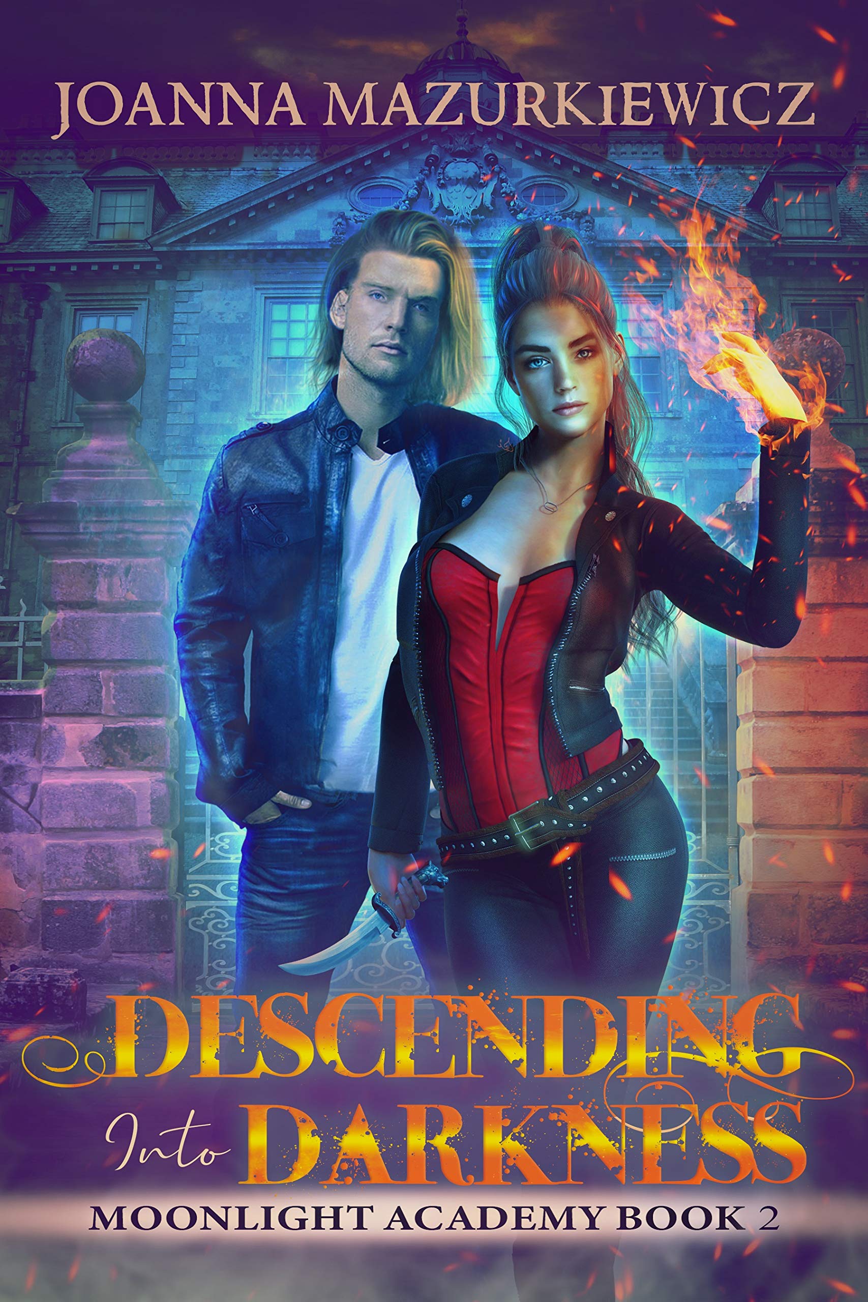 Descending into Darkness (Moonlight Academy #2)