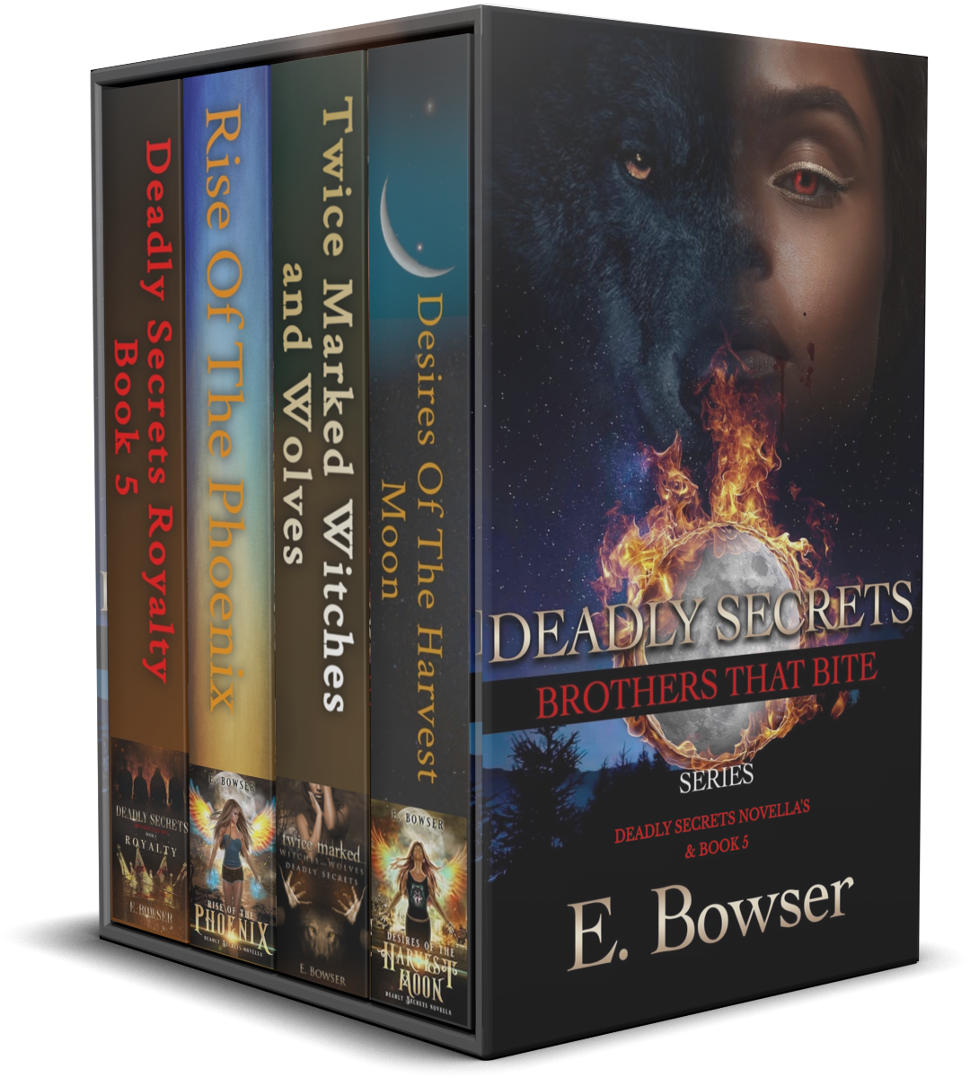 Deadly Secrets: Brothers That Bite: Novellas and Royalty Book 5 Boxed Set