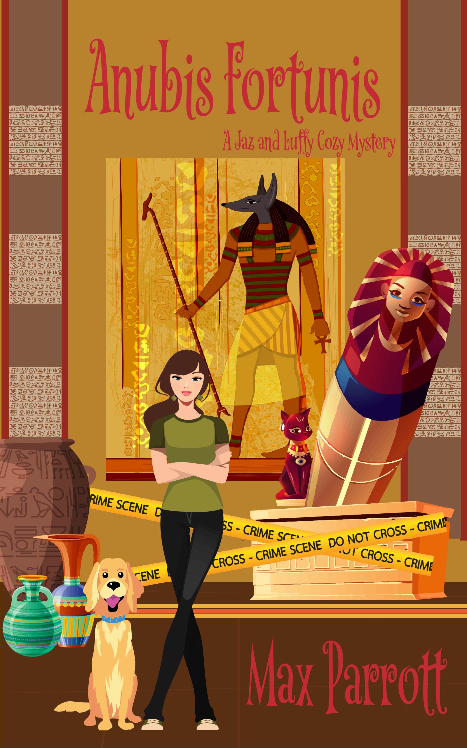 Anubis Fortunis: Psychic Sleuths and Talking Dogs (A Jaz and Luffy Cozy Mystery, #8)