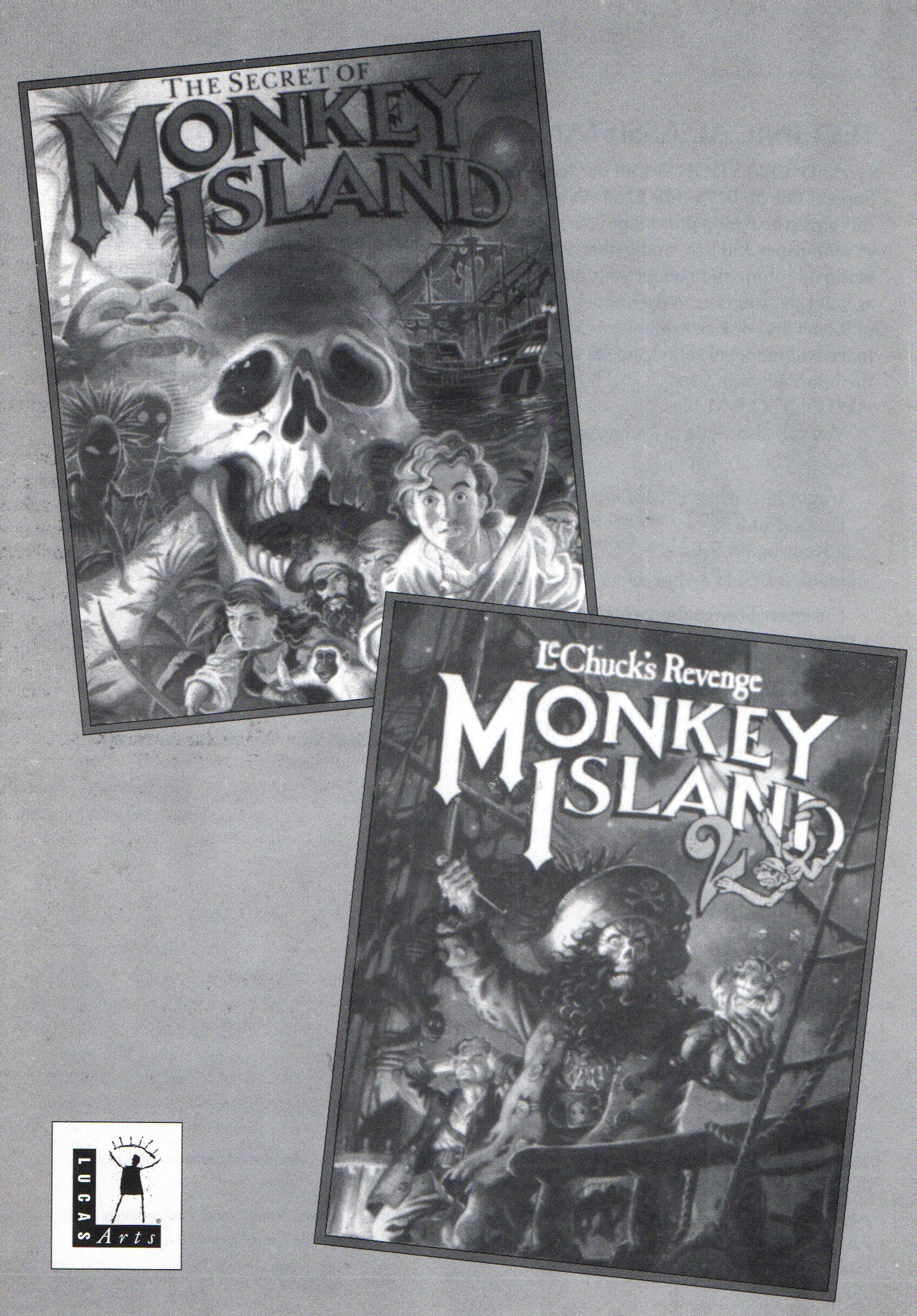 Monkey Island 1 & 2 Game manual: The Secret of Monkey Island & LeChuck's Revenge (Paperback)