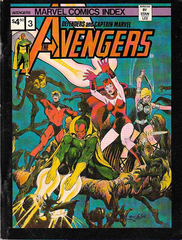 Marvel Comics Index The Avengers, Defenders & Captain Marvel