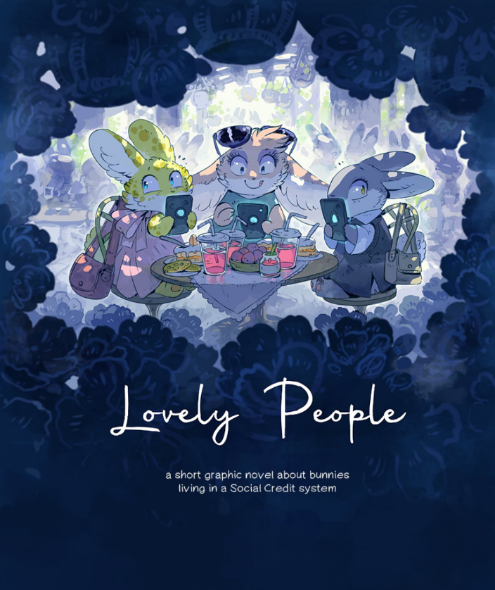 Lovely People A short graphic novel about bunnies living in a social credit system