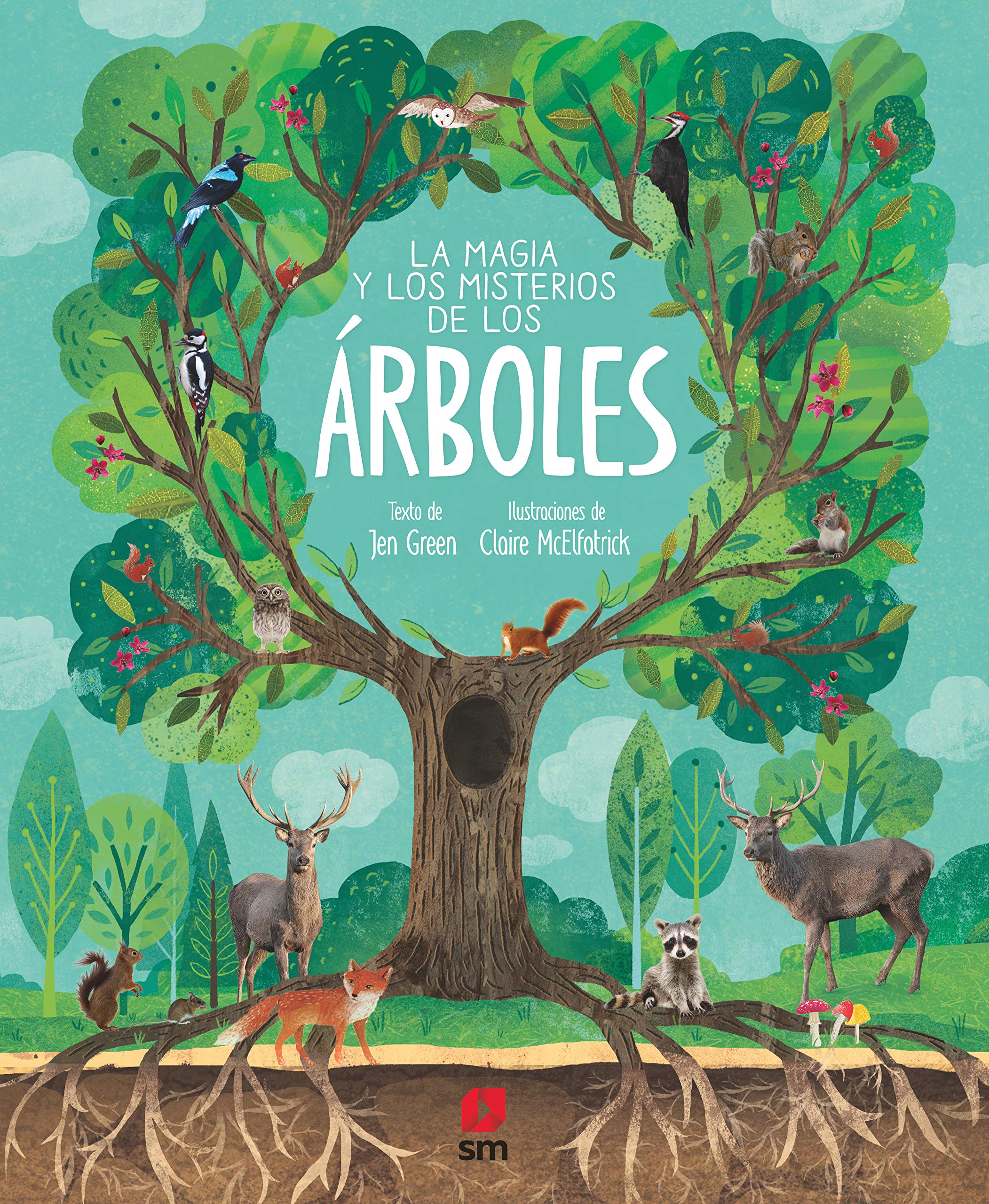 Portada de La magia y los misterios de los árboles, de Jen Green