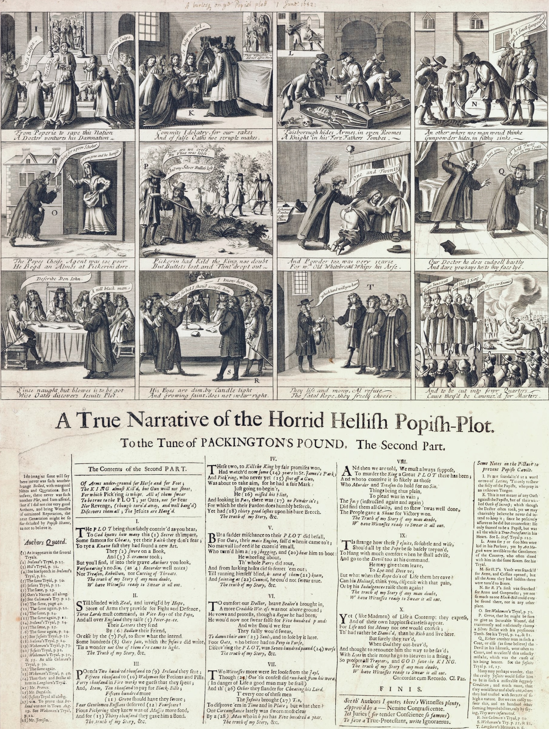 A True Narrative of the Horrid Hellish Popish Plot (Unknown Binding)