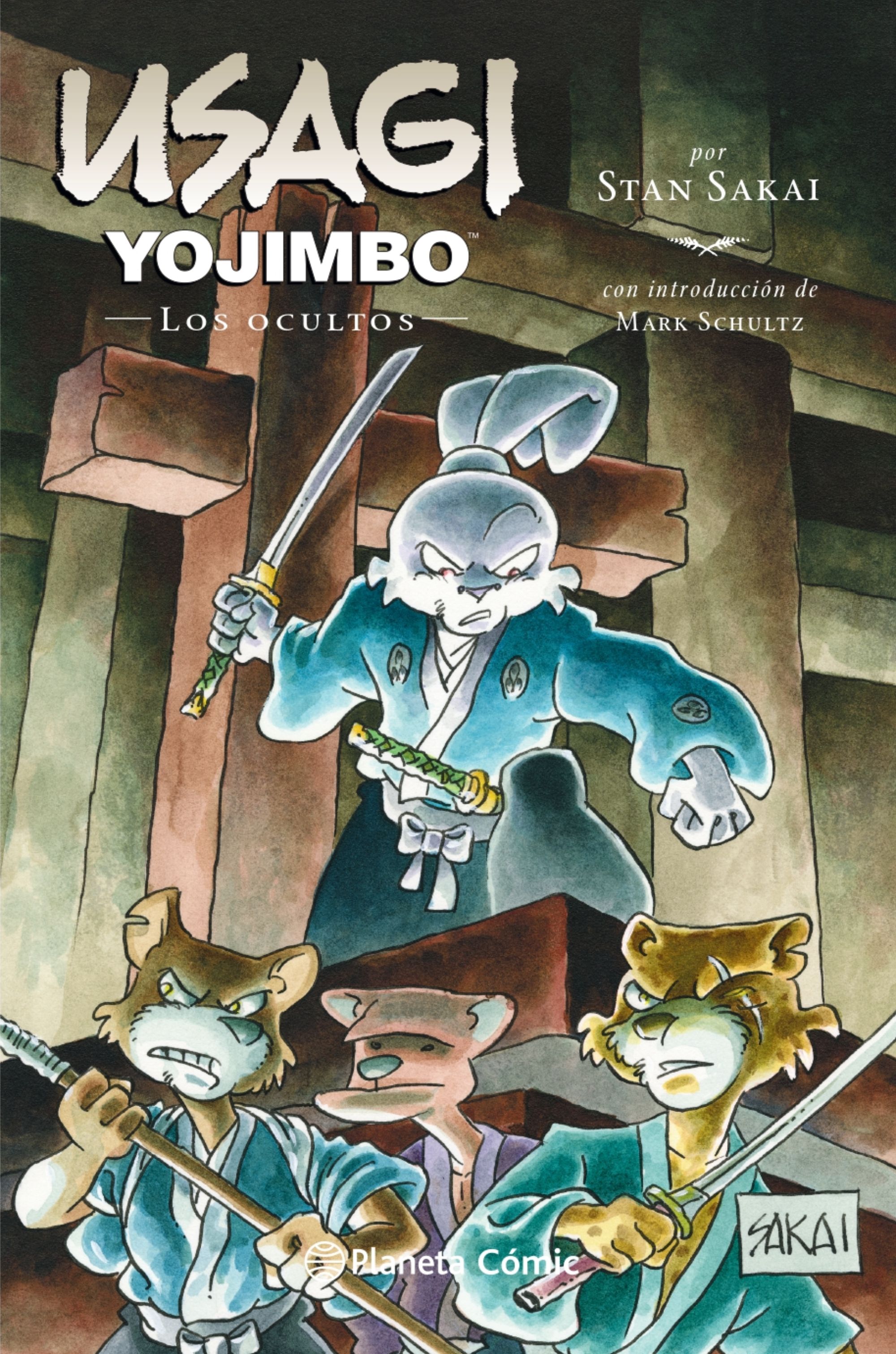 Portada de Usagi Yojimbo 33 Los ocultos, de Stan Sakai