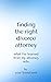 Finding the Right Divorce A...