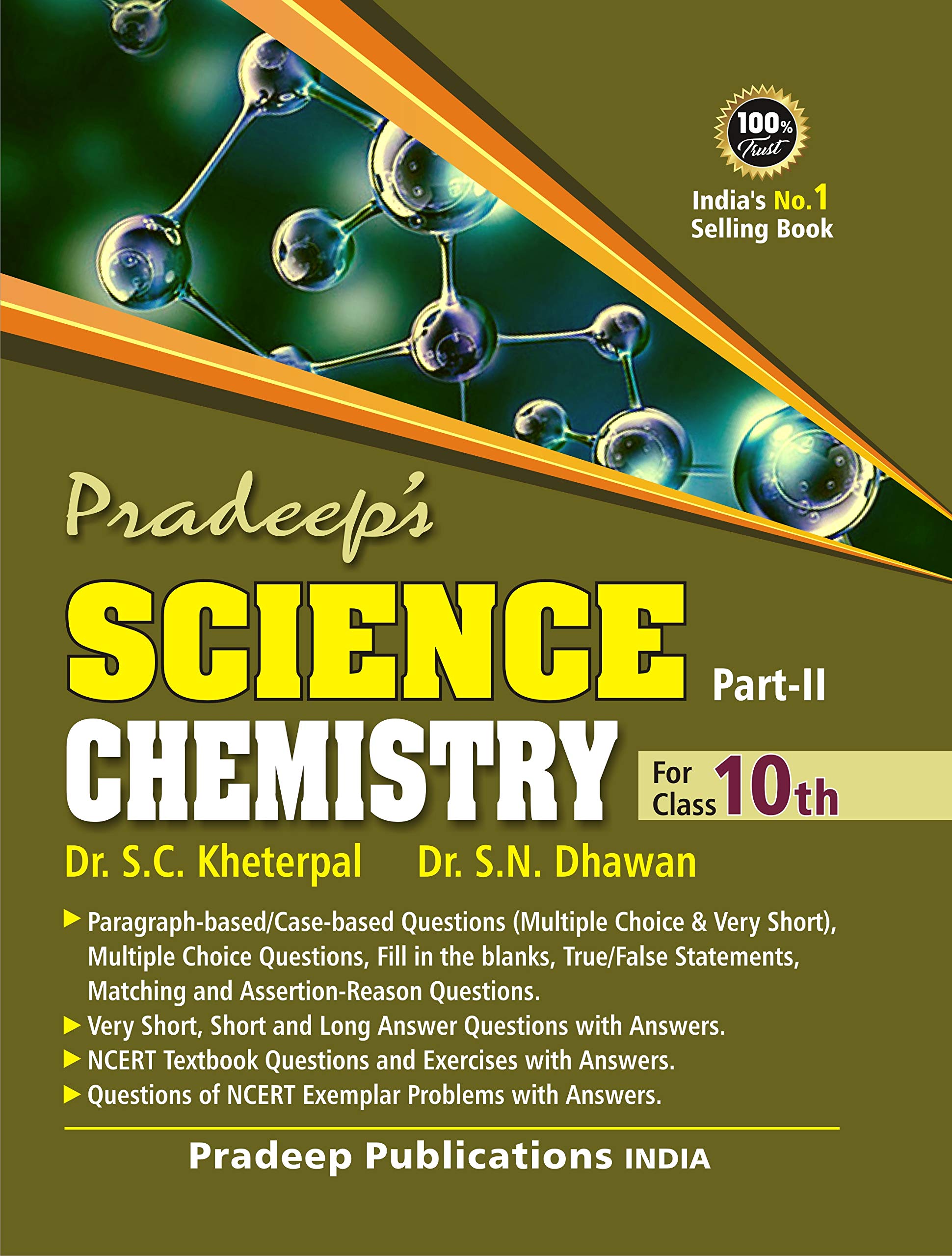 Pradeep's Science Chemistry for Class 10 - Examination 2021-2022 (Paperback)