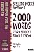 Spelling Words for Year 8: ...