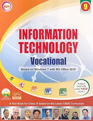 Kips Information Technology Vocational Based on Windows 7 with MS Office 2010 for Class 9 (Examination 2020-2021)