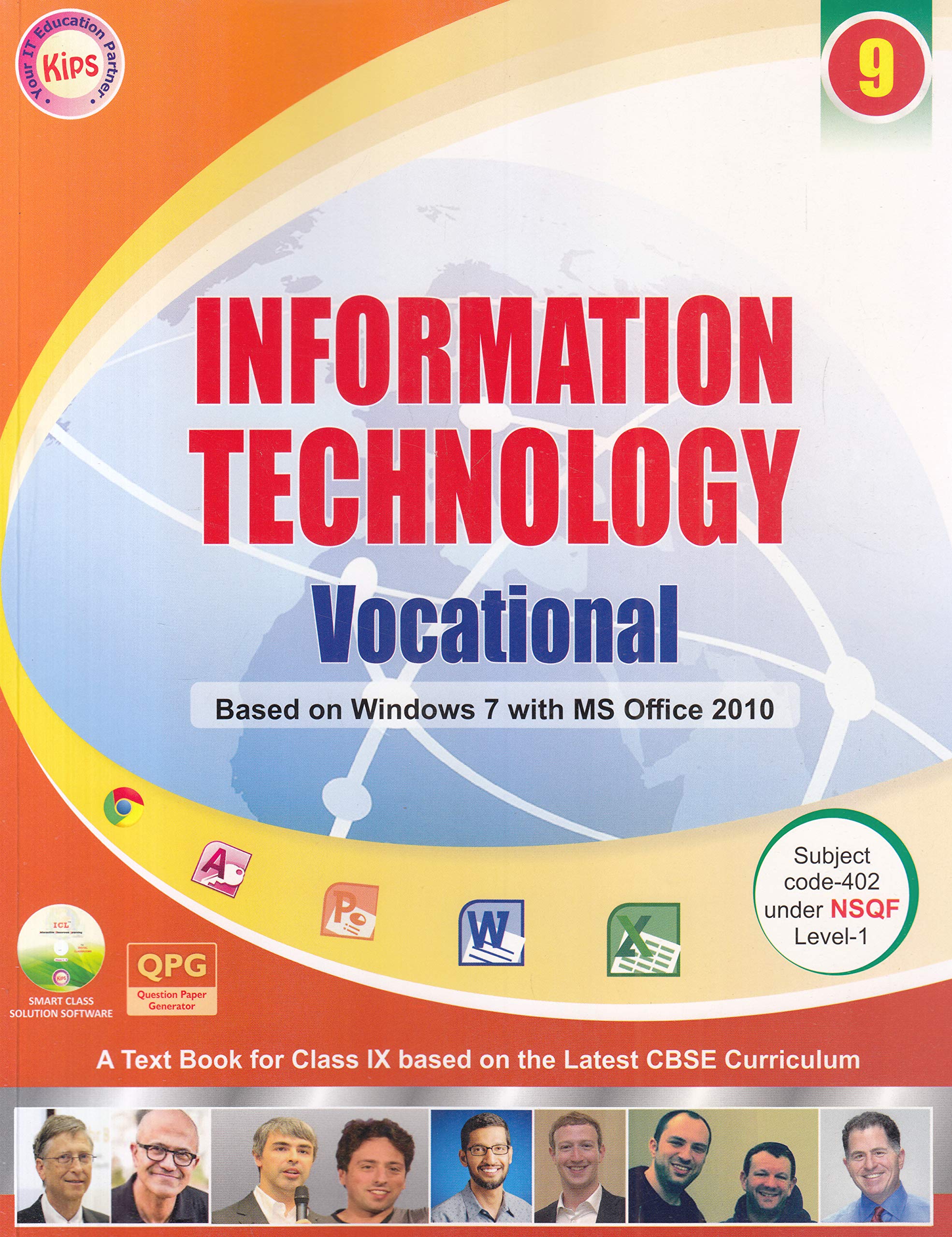 Kips Information Technology Vocational Based on Windows 7 with MS Office 2010 for Class 9 (Examination 2020-2021)